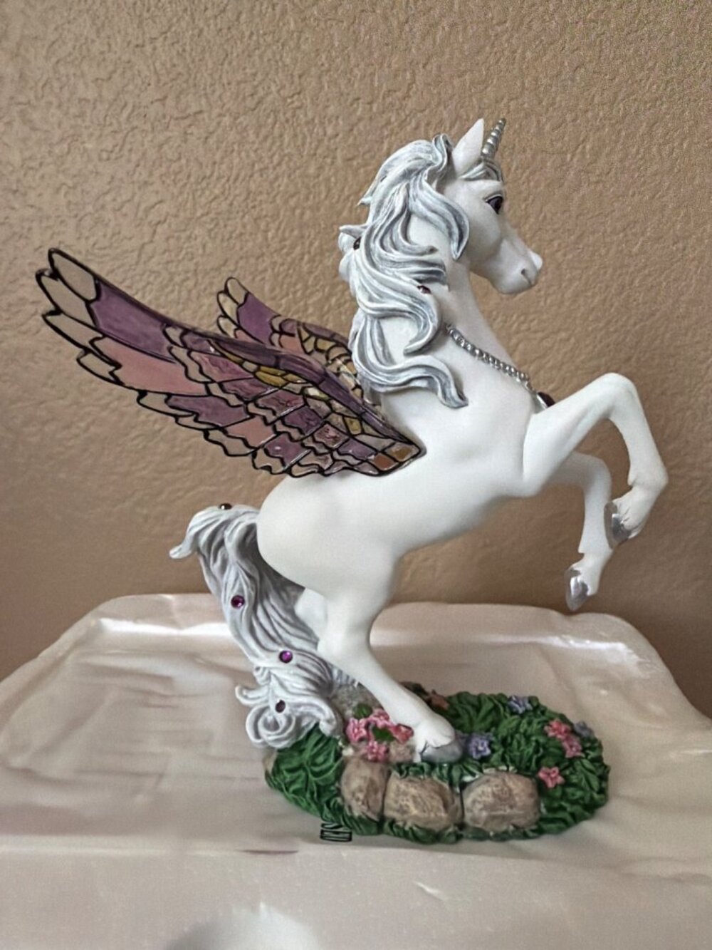 Hamilton Collection Jeweled Reflections Amethyst Splendor Unicorn w/Box & COA - Picture 9 of 16